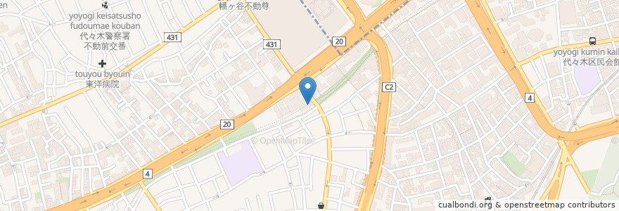 Mapa de ubicacion de ドトールコーヒーショップ en Japan, Tokio, 渋谷区.