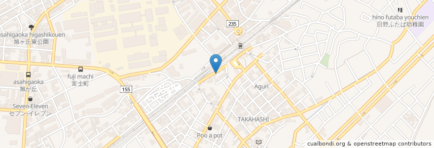 Mapa de ubicacion de 豊田駅南第4駐輪場 en Japão, Tóquio, 日野市.
