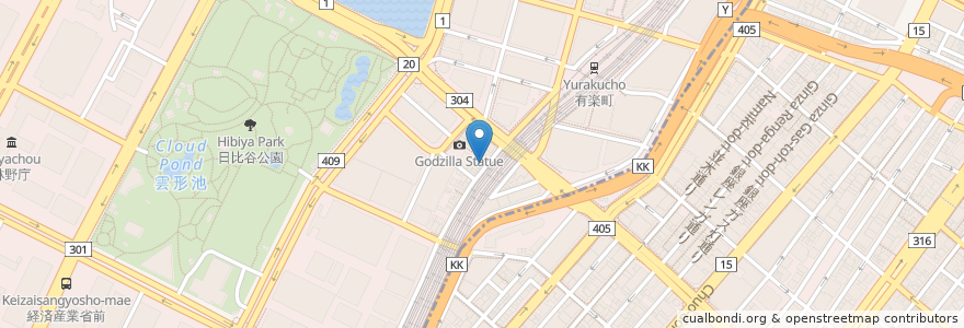 Mapa de ubicacion de ドトールコーヒーショップ en Japan, 東京都, 千代田区.