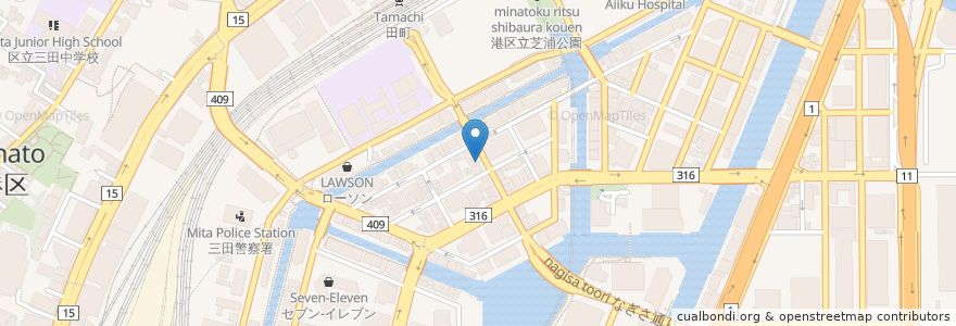 Mapa de ubicacion de スマイル en Jepun, 東京都, 港区.
