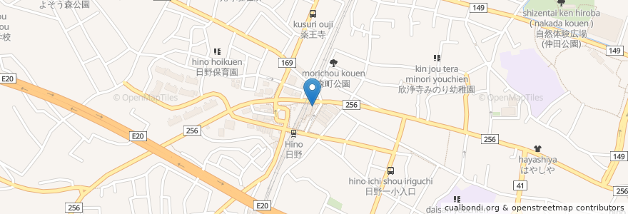 Mapa de ubicacion de VIEW ATM en Japão, Tóquio, 日野市.