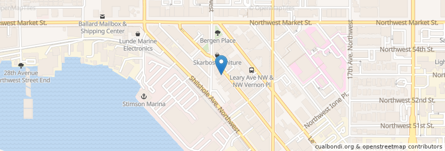 Mapa de ubicacion de Little Tin Goods en Amerika Syarikat, Washington, King County, Seattle.