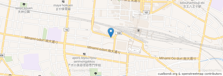 Mapa de ubicacion de スナック ニューマイヤミ en Japan, Tokyo, Hachioji.