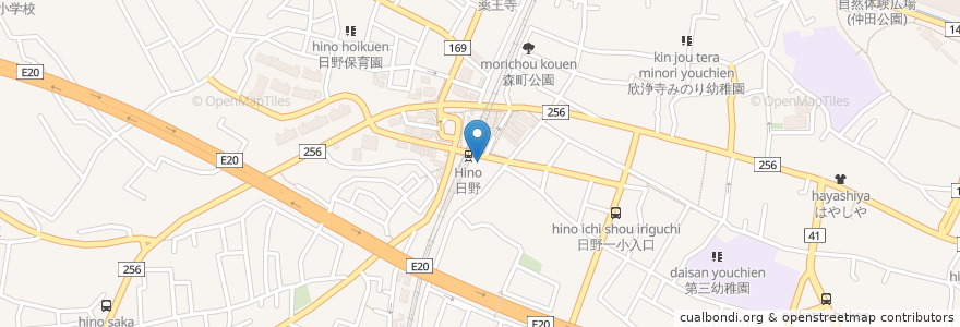 Mapa de ubicacion de 居酒屋 大将 en 日本, 东京都/東京都, 日野市.