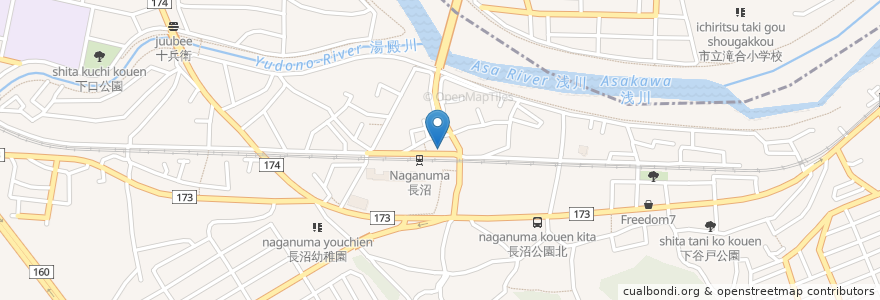 Mapa de ubicacion de 清寿司 en اليابان, 東京都, 八王子市.