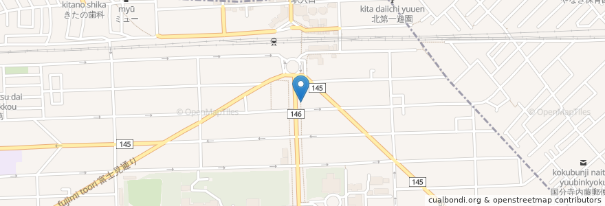 Mapa de ubicacion de mister donut en Japon, Tokyo, 国分寺市.