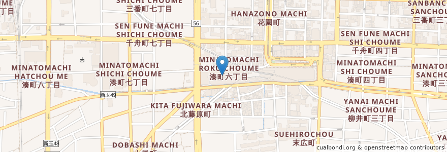 Mapa de ubicacion de 伊予鉄市駅西駐車場 en 日本, 愛媛県, 松山市.