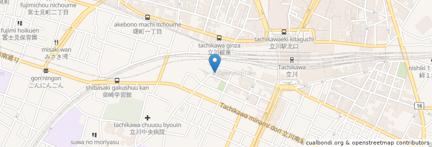 Mapa de ubicacion de iL CHIANTI en Jepun, 東京都, 立川市.