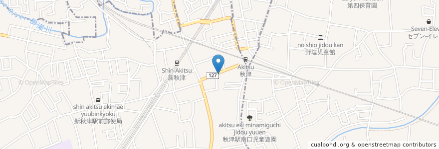 Mapa de ubicacion de 江戸よし乃 en Japan, Tokio, 東村山市.