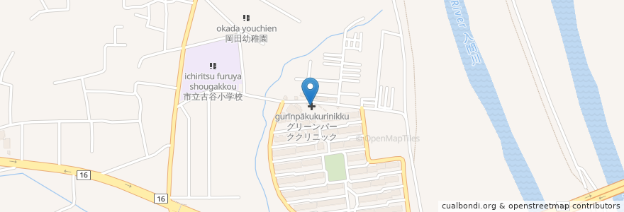 Mapa de ubicacion de グリーンパーククリニック en 일본, 사이타마현, 川越市.