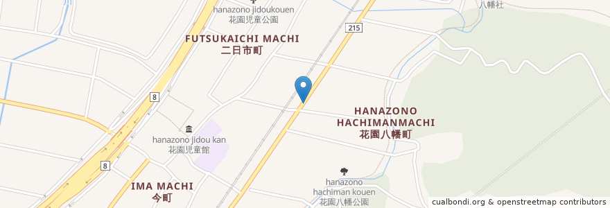 Mapa de ubicacion de 二日市自転車駐輪場 en Japonya, 石川県, 金沢市.