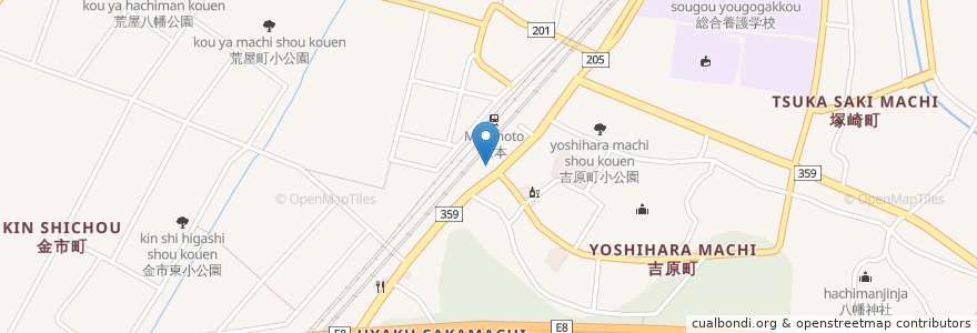 Mapa de ubicacion de 森本駅東第２自転車駐車場 en Japan, Ishikawa Prefecture, Kanazawa.