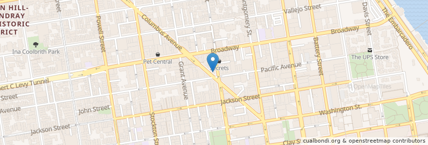 Mapa de ubicacion de Réveille Coffee Co. en Estados Unidos Da América, Califórnia, São Francisco, São Francisco.