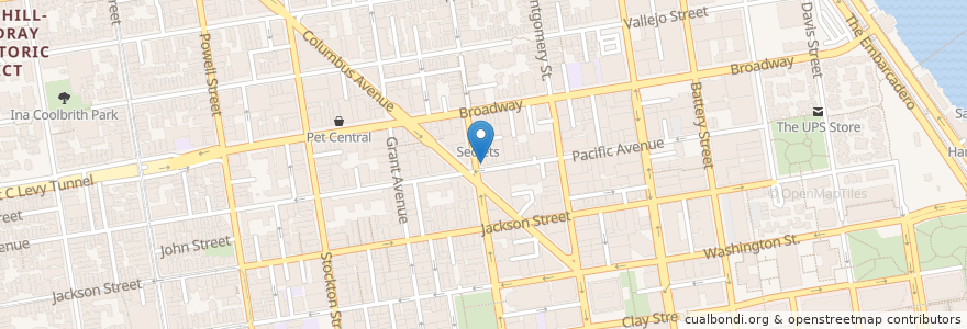 Mapa de ubicacion de The Station en United States, California, San Francisco City And County, San Francisco.