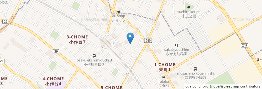 Mapa de ubicacion de 串焼道場DONDON en 日本, 東京都, 青梅市, 羽村市.