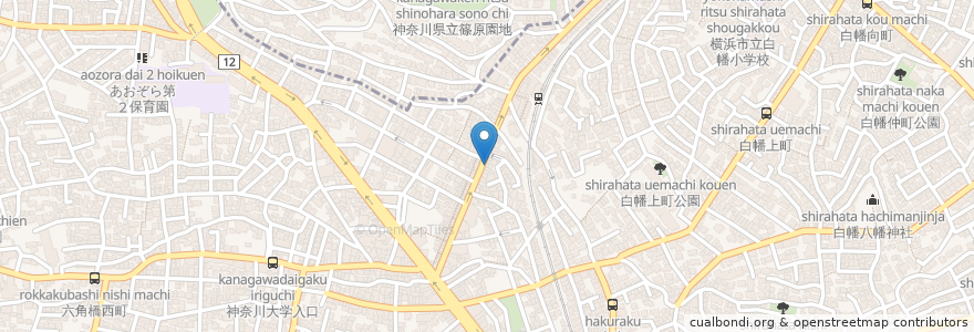 Mapa de ubicacion de Win's en 日本, 神奈川縣, 横滨市, 神奈川区.