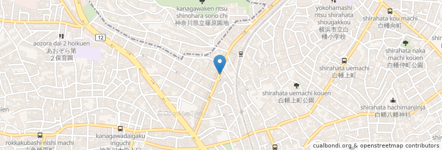 Mapa de ubicacion de 陽月堂薬局 en Япония, Канагава, Йокогама, Канагава.