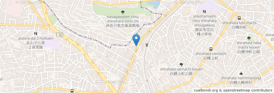 Mapa de ubicacion de 横浜銀行 en Япония, Канагава, Йокогама, Канагава.