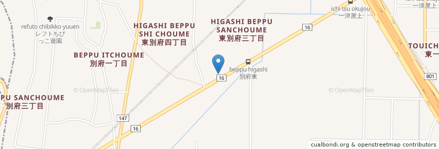 Mapa de ubicacion de 吉野家 en Japón, Prefectura De Osaka, 摂津市.