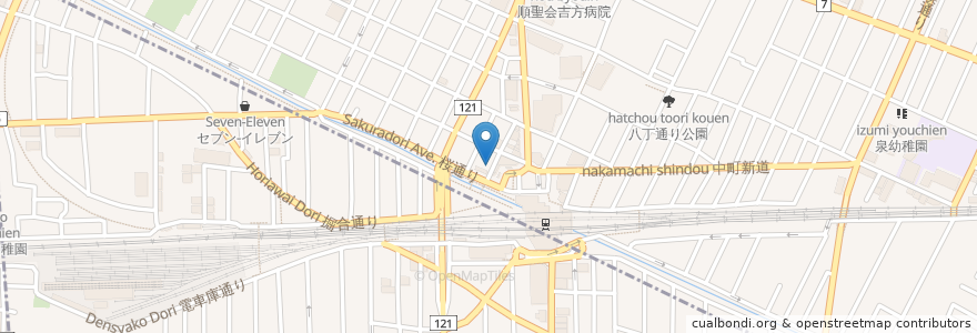 Mapa de ubicacion de 中央市政センター en Japonya, 東京都.