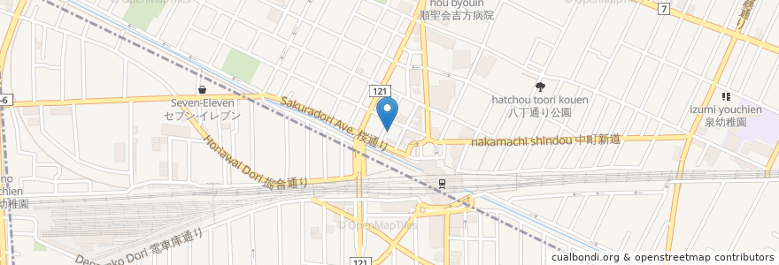 Mapa de ubicacion de SAPIX en 일본, 도쿄도.