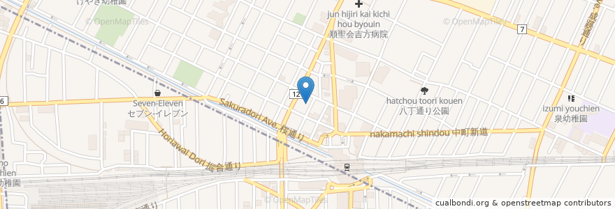 Mapa de ubicacion de 三鷹駅北口第2自転車駐車場 en Giappone, Tokyo, 武蔵野市.