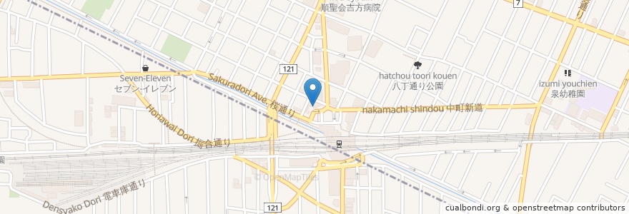 Mapa de ubicacion de 三井住友銀行 en ژاپن, 東京都.