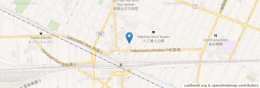 Mapa de ubicacion de 三鷹ホルモン en Jepun, 東京都, 武蔵野市.
