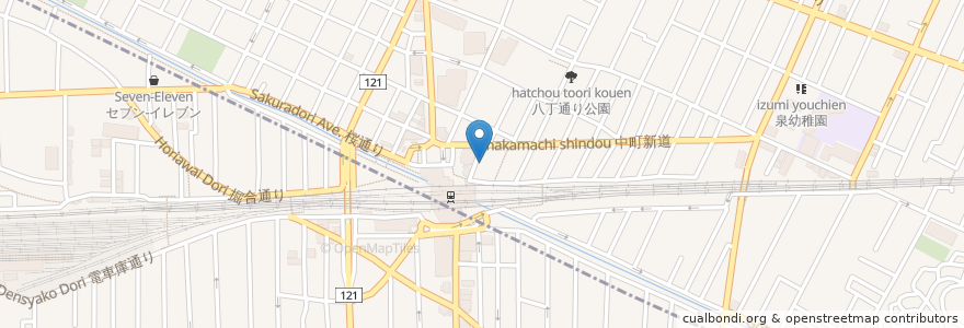 Mapa de ubicacion de 武蔵野市立 武蔵野芸能劇場 en Japan, 東京都.