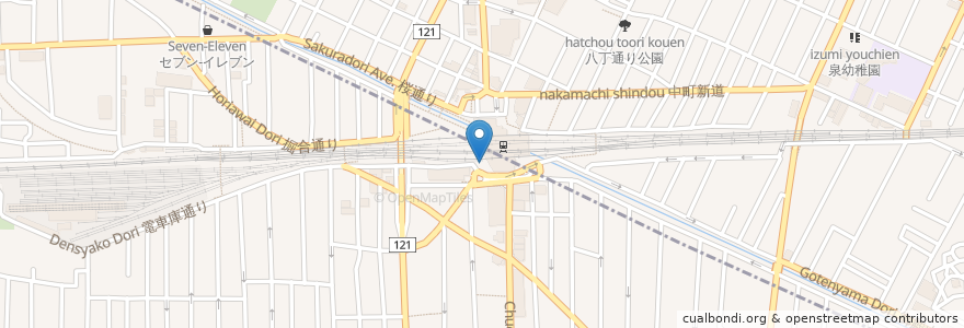 Mapa de ubicacion de タリーズコーヒー en Japón, Tokio.
