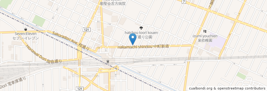 Mapa de ubicacion de キッチン 男の晩ごはん三鷹 en Japonya, 東京都, 武蔵野市.