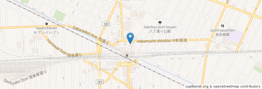 Mapa de ubicacion de カフェ・テラスヴェルト en Japão, Tóquio.