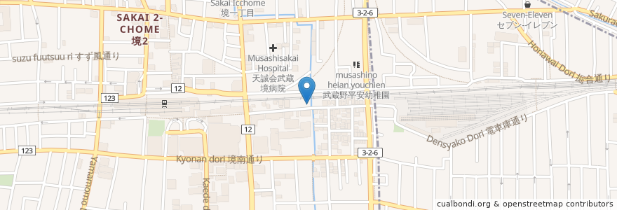 Mapa de ubicacion de ORIX CarShare en Giappone, Tokyo.