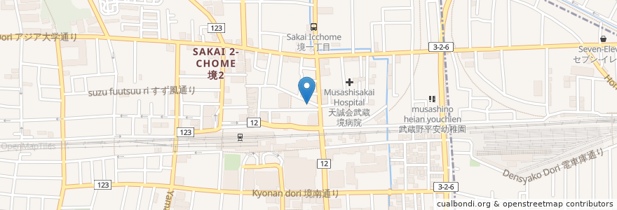 Mapa de ubicacion de YOURS PARKING en Japón, Tokio.