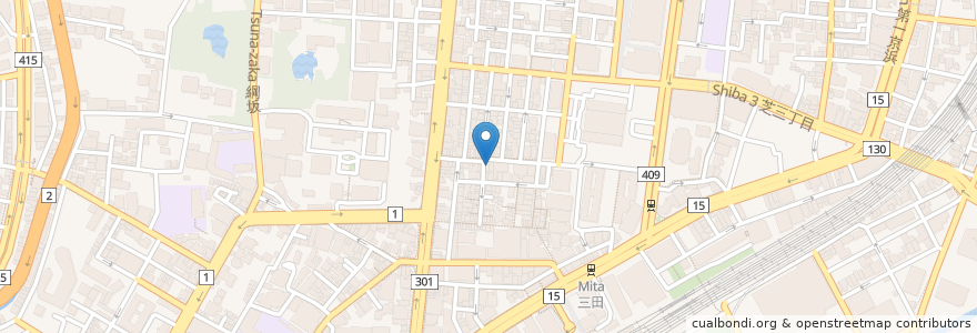 Mapa de ubicacion de ひろこデンタルクリニック en Japão, Tóquio, 港区.