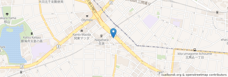 Mapa de ubicacion de 田園調布警察署 南千束地域安全センター en Japan, Tokyo, Ota.