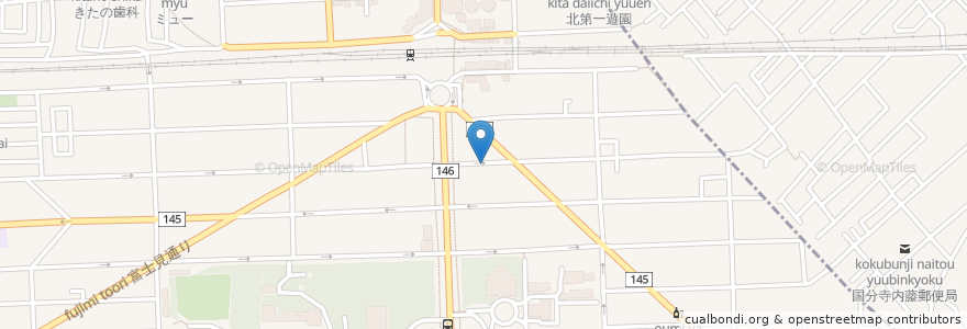 Mapa de ubicacion de いたりあ小僧 en 日本, 東京都, 国分寺市.