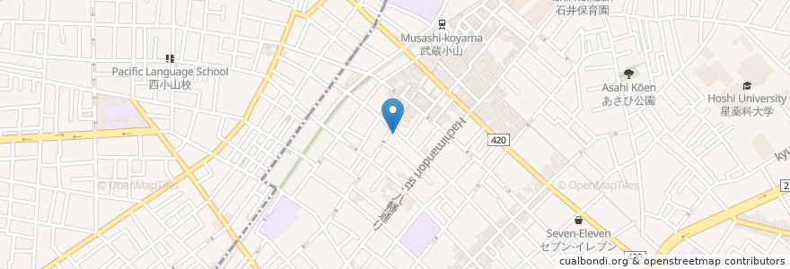 Mapa de ubicacion de ヒロ歯科 en 日本, 东京都/東京都, 品川区.