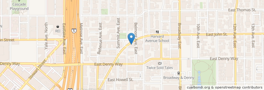Mapa de ubicacion de The Doctor's Office en 美利坚合众国/美利堅合眾國, 华盛顿州 / 華盛頓州, King County, Seattle.
