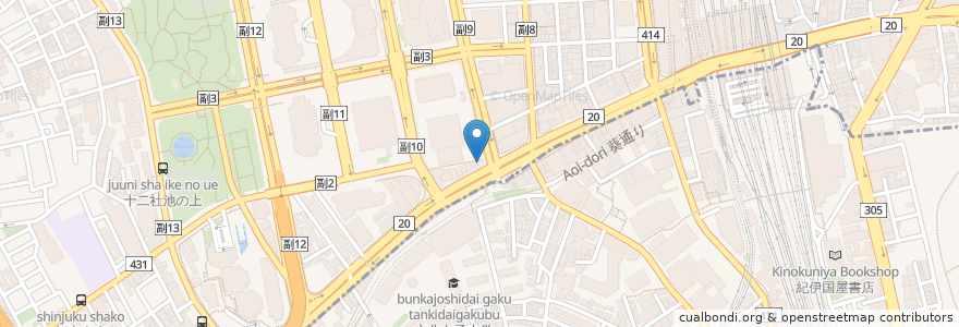 Mapa de ubicacion de 鶏と麺と en 日本, 东京都/東京都, 新宿区/新宿區, 渋谷区.