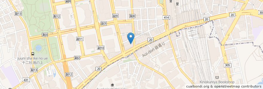 Mapa de ubicacion de さくら水産 en Giappone, Tokyo, Shinjuku.