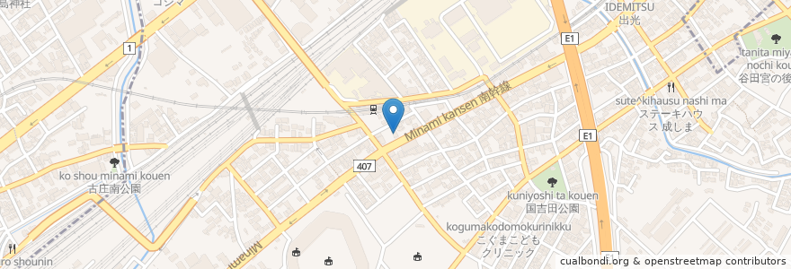 Mapa de ubicacion de すき家 en Япония, Сидзуока, 静岡市, 駿河区.