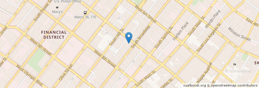 Mapa de ubicacion de Universal Life Church en Amerika Birleşik Devletleri, Kaliforniya, Los Angeles County, Los Angeles.