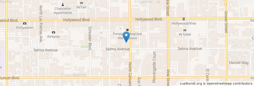 Mapa de ubicacion de Blue Boar Pub en ایالات متحده آمریکا, کالیفرنیا, Los Angeles County, لوس آنجلس.