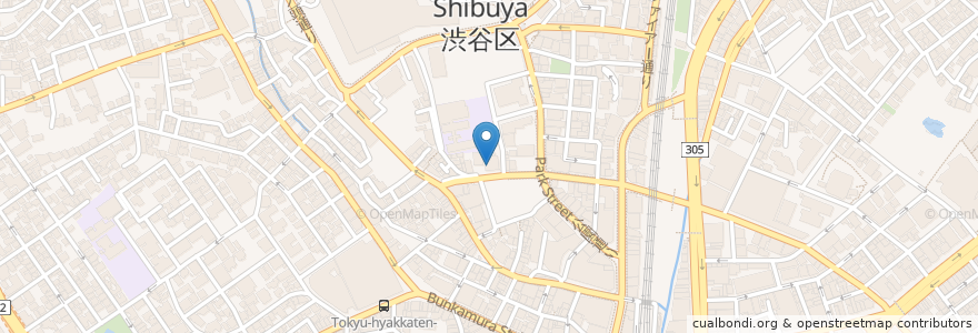 Mapa de ubicacion de Royal Garden Cafe en Япония, Токио, Сибуя.