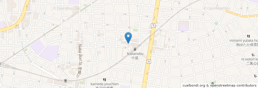 Mapa de ubicacion de ひまわり薬局 en Japan, Tokyo, Shinagawa.