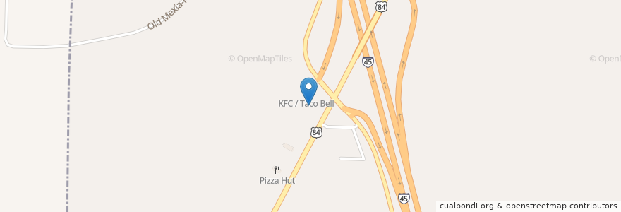 Mapa de ubicacion de Exxon en Stati Uniti D'America, Texas, Freestone County, Fairfield.