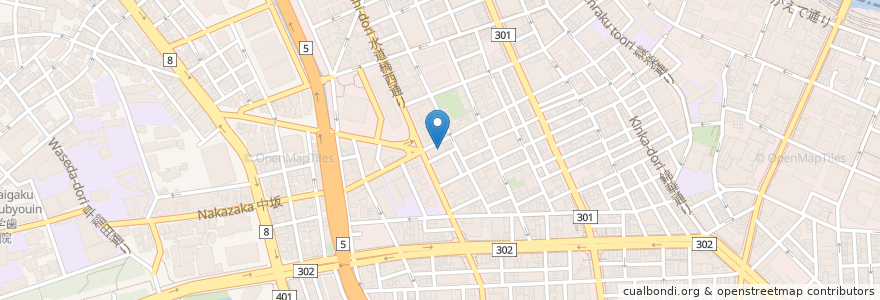 Mapa de ubicacion de デニーズ en Japonya, 東京都, 千代田区.