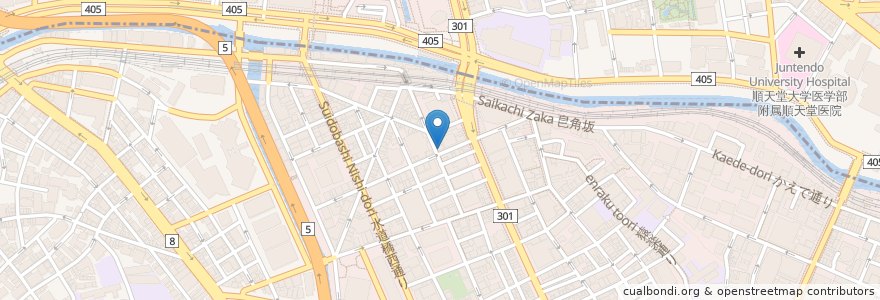 Mapa de ubicacion de Cafe &Beer SWING en ژاپن, 東京都, 千代田区.
