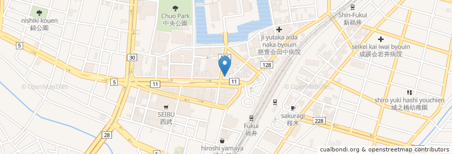 Mapa de ubicacion de HARVEST BAR Taste en Japan, Präfektur Fukui, 福井市.